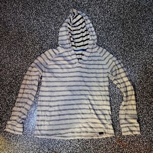 Aeropostale pullover hooded shirt - sz L - front pockets